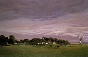 Caspar: Flat Countryside, by Caspar David Friedrich