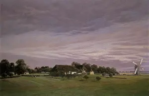 Caspar: Flat Countryside, by Friedrich