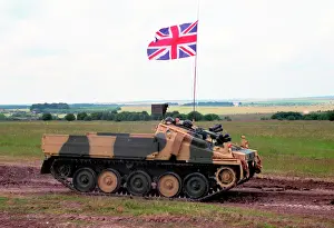 Larkhill: Flatbed version of the CVR(T) armoured fighting vehicle