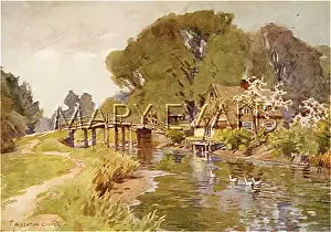 Flatford: FLATFORD BRIDGE 1921