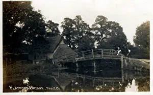Flatford: Flatford Bridge, Flatford, Suffolk