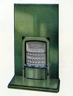 Grate: The Flatholme built-in gas fire and surround