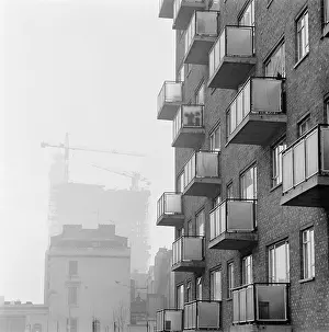 Staggered: Flats In Euston, London