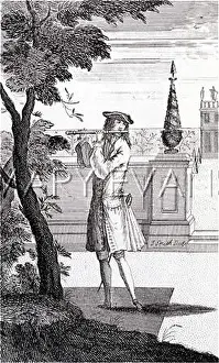 Flautist: FLAUTIST IN GARDEN