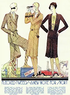 Culottes: Flecked tweed 1929