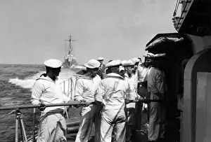 Cannons: Fleet exercises of the destroyer on the Baltic Sea, 1938