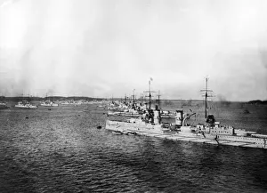 Nassau: Fleet maneuvers in the Kiel harbor, 1911