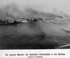 Manoeuvres: Fleet maneuvers in the North Sea, 1909