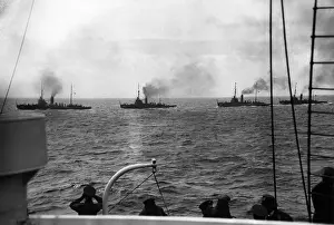 Exit: Fleet review on the Baltic Sea