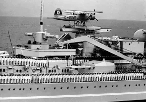 Gneisenau: Fleet review of the Kriegsmarine, 1938
