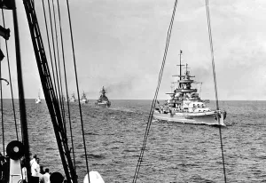 Gneisenau: Fleet review of the Kriegsmarine, 1938
