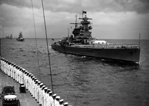 Passed: Fleet review on the occasion of the anniversary