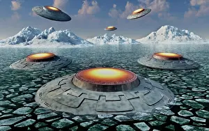 Conspiracy: A fleet of UFO's in the Antarctic