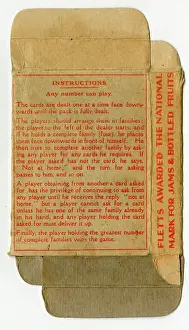 Pickles: Fletts Happy Families - box instructions