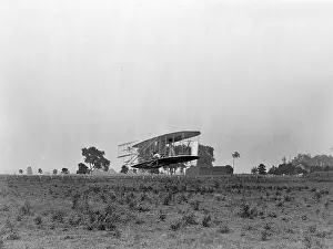 Piloting: Flight 19 Orville Wright of Wright Brothers flying
