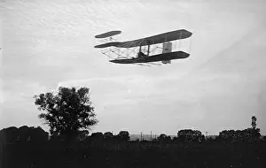 Dayton: Flight 41 Orville Wright of Wright Brothers flying