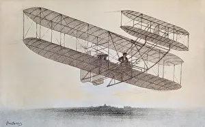 Aeronautic: Flight carried out by one of the Wright brothers