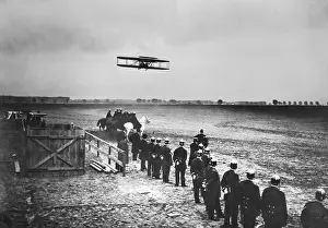 Engelhardt: Flight demonstration by Orville Wright at Tempelhof field, B