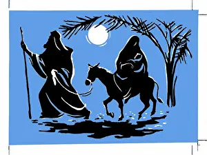 Two Colour: The Flight into Egypt