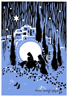 Two Colour: The Flight into Egypt