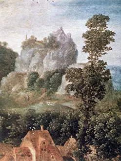 Farmhouse: Flight into Egypt Artist: Herri met de Bles