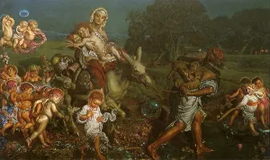 Watery: The Flight into Egypt, by Holman Hunt