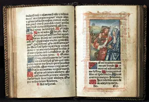 Heures: The Flight to Egypt illumination from Book of Hours