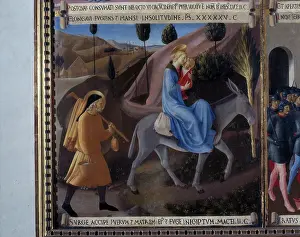 Santissima: Flight to Egypt, panel by