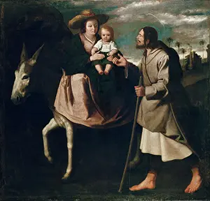Zurbaran: The Flight into Egypt, after Zurbaran