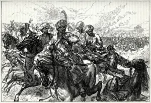 1780s: Flight of Hyder Ali, Battle of Porto Novo, India, 1781