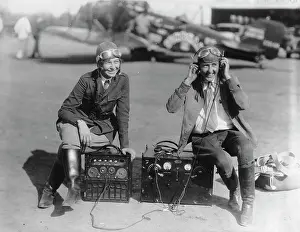 Elinor: Flight pilots Elinor Smith (left) and