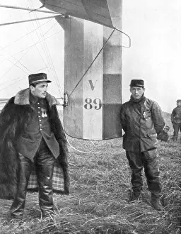 World History Archive: Flight-Sergeant Frantz and his mechanic Guenault