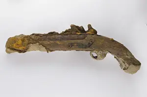 Flintlock: Flintlock pistol, 19th century