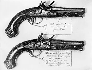 Pistols: Flintlock Riter's pistols, 1939