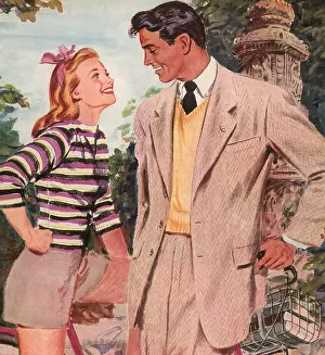 Handlebars: Flirting Couple