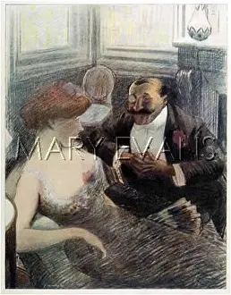 Leering: FLIRTING COUPLE C1895