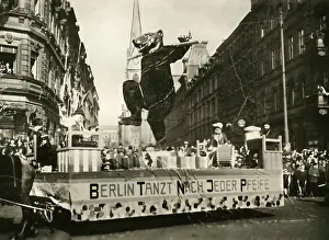 Monday: Float at the carnival parade, 1932