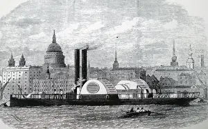 Southwark: Floating fire engine of the Metropolitan Fire