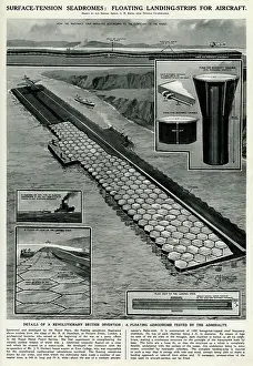 Hexagon: Floating landing strips for aircraft by G. H. Davis