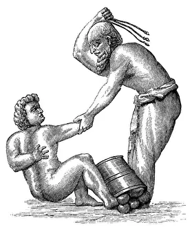 Flogging: Flogging of a slave