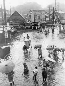Prefecture: Flood in Japan, 1927