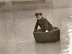 Flooding: Flood scene at Maidstone, Kent