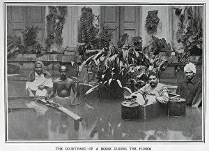 Headpieces: Flooding of Calcutta houses