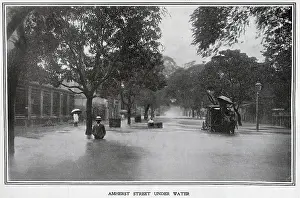 Amherst: Flooding of Calcutta streets
