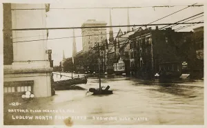 Dayton: Flooding in Dayton, Ohio, USA