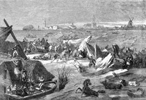 Bursting: FLOODING IN HOLLAND/1861