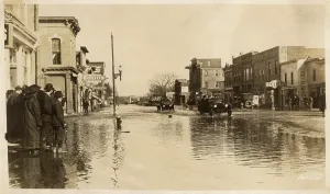 Nebraska: Flooding in Norfolk, Nebraska, USA