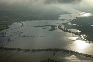 Derwent: Flooding on the River Derwent at Wheldrake Ings, York