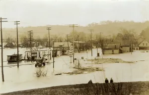 Refrigerator: Flooding in a small American town