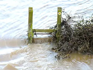 Flotsam: Flooding in Worcester area, Worcestershire